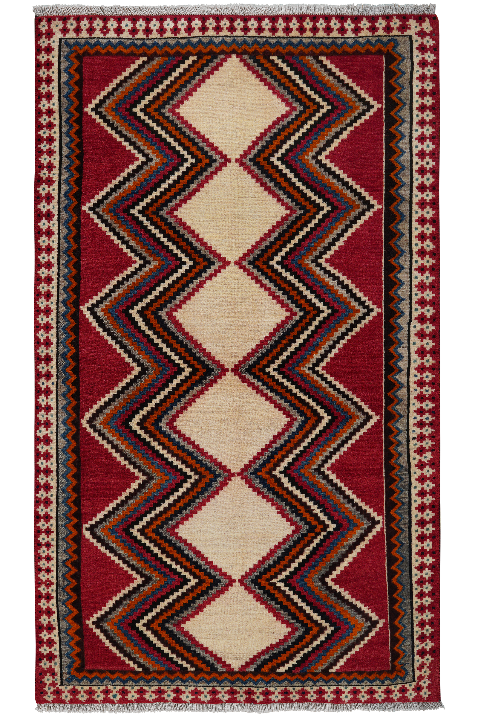 Gashgai — Handgefertigt, 192x113 cm, Bunt, 100% Virgin Wool | Main view