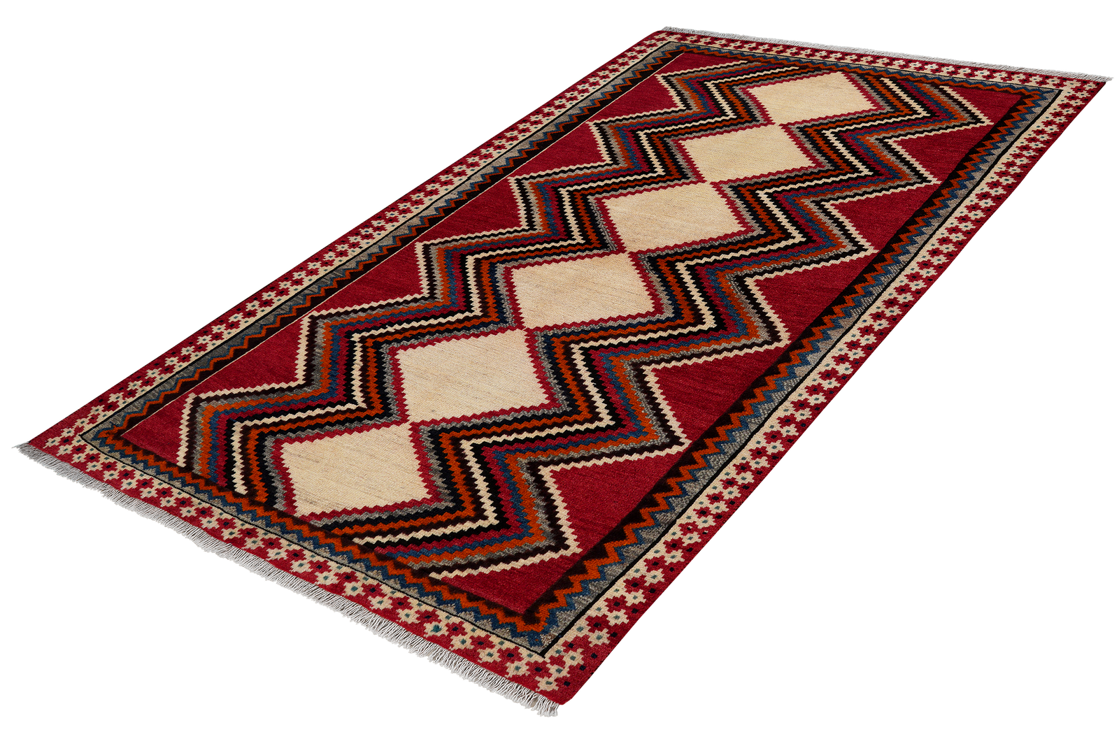 Gashgai — Handgefertigt, 192x113 cm, Bunt, 100% Virgin Wool | View 6