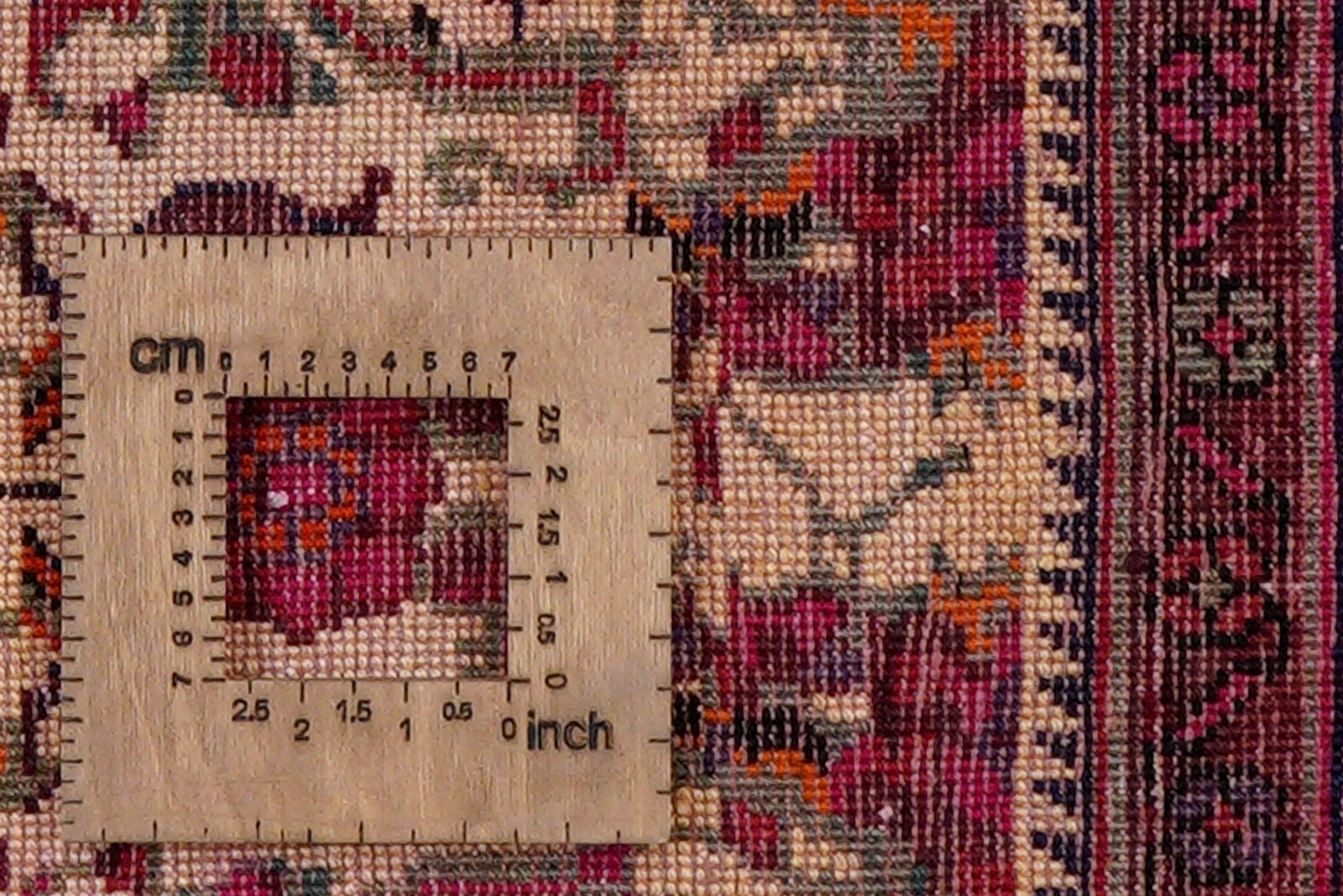 Afshar — Hand-knotted, 167x238 cm, Beige, 100% Virgin Wool | View 8