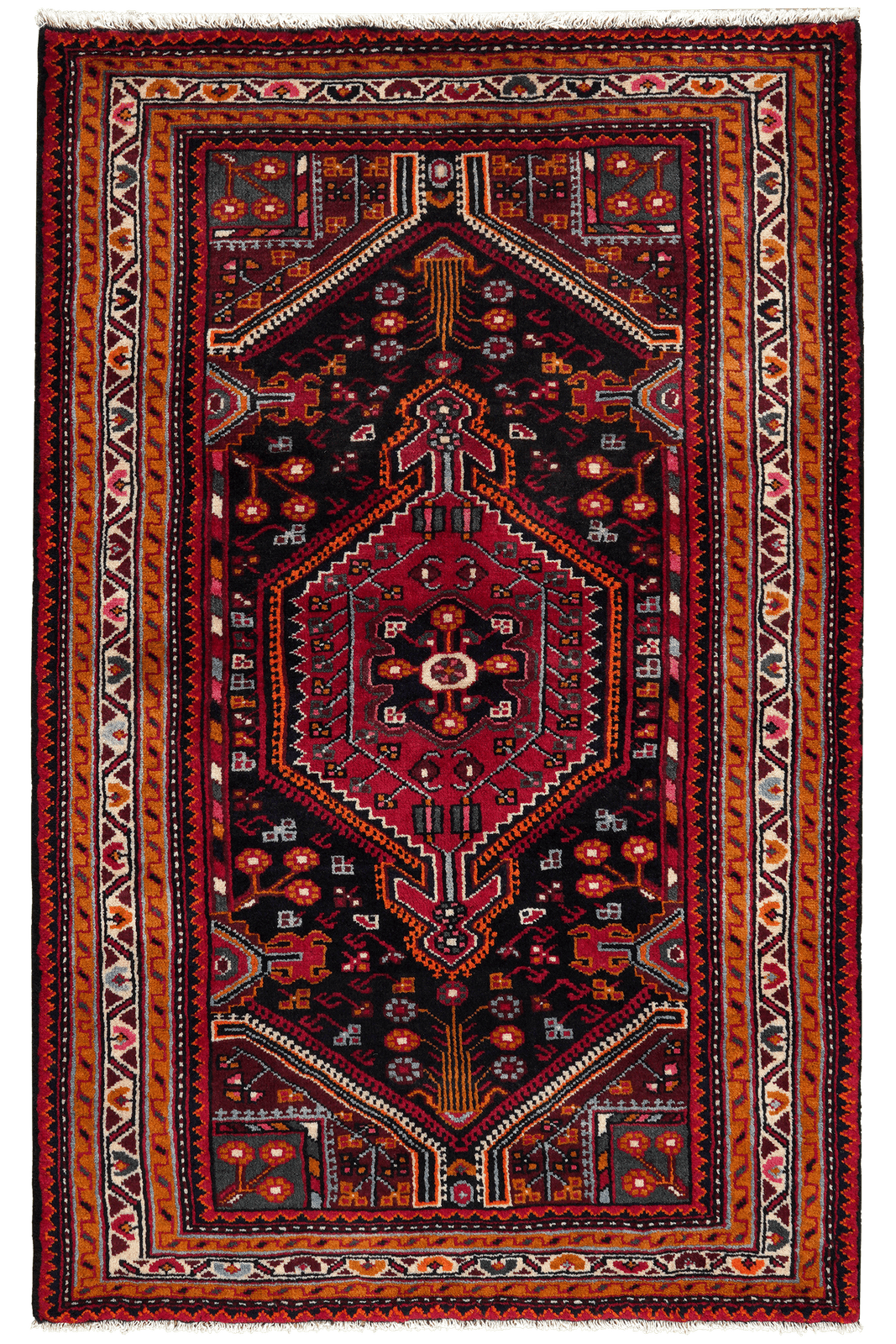 Toysarghan — Hand-knotted, 105x163 cm, Blue, 100% Virgin Wool | Main view