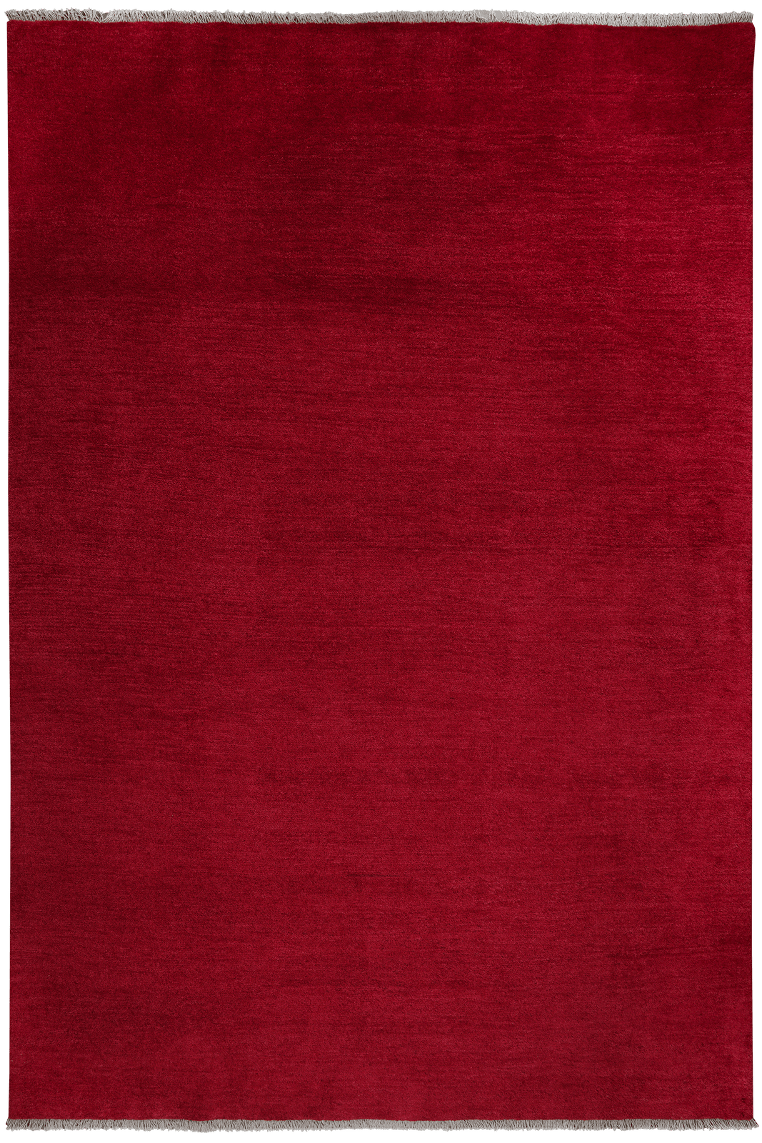 Gabbeh — Hand-knotted, 202x299 cm, Red, 100% Virgin Wool | Main view