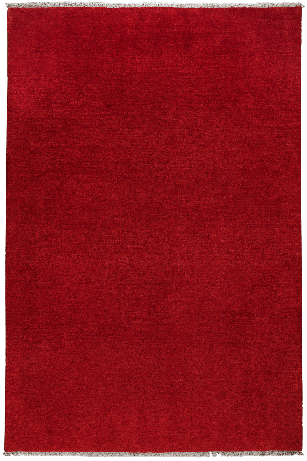 Gabbeh — Hand-knotted, 197x296 cm, Red, 100% Virgin Wool | Main view