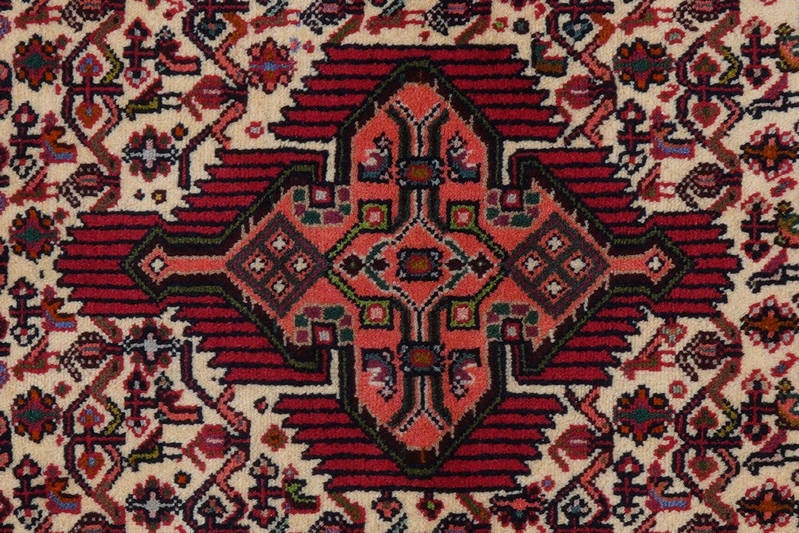 Assadabad — Hand-knotted, 78x126 cm, Beige, 100% Virgin Wool | View 6