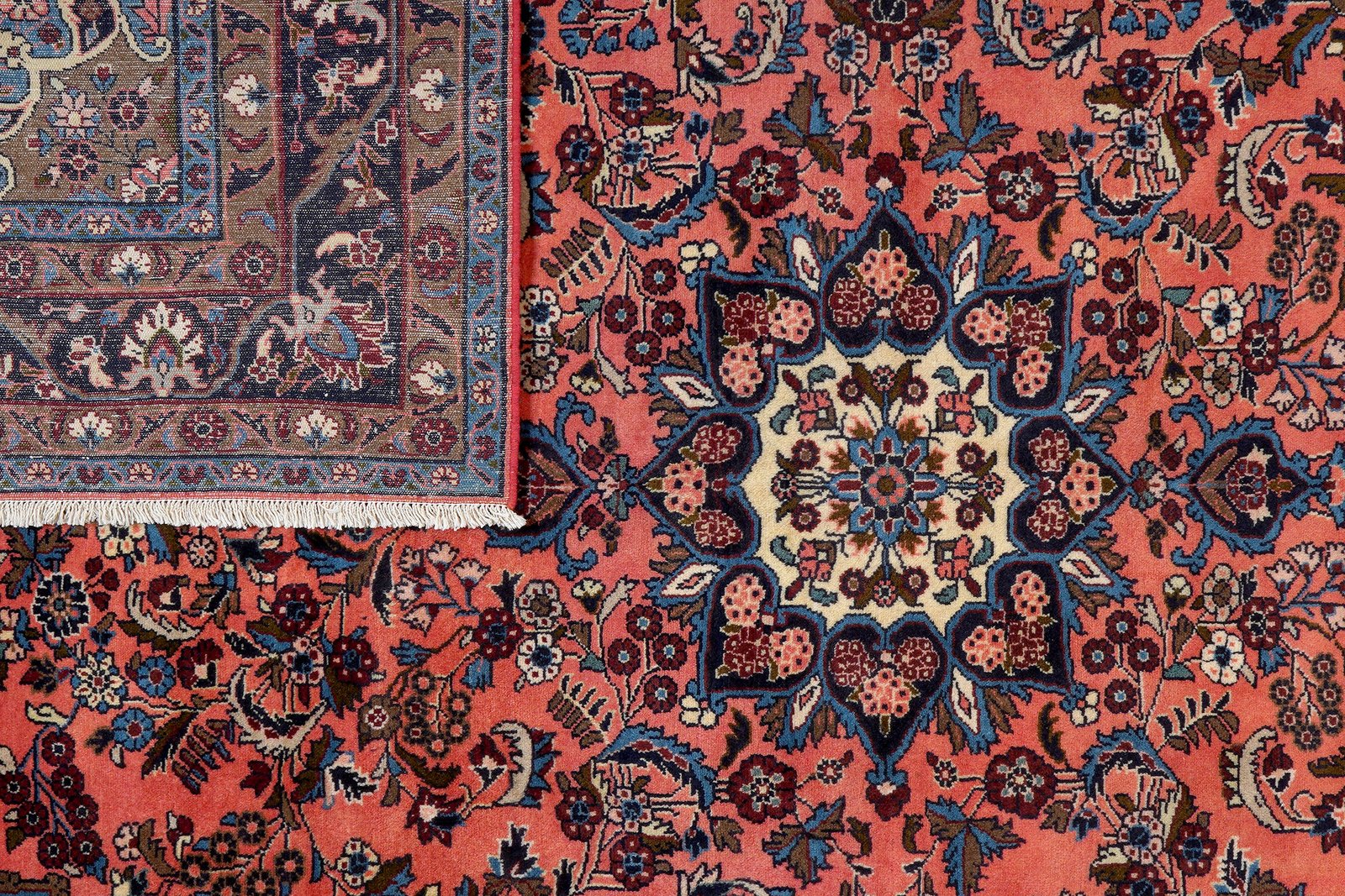 Mehreban — Hand-knotted, 213x295 cm, Red, 100% Virgin Wool | View 7