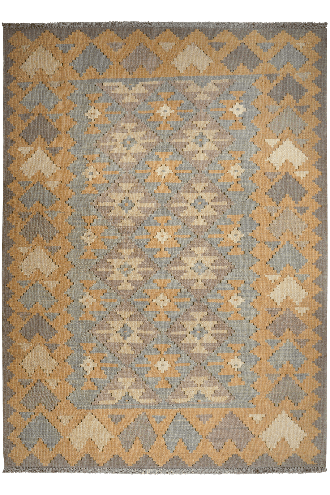 Kelim Gashgai — Handmade, 170x234 cm, Multicolor, 100% Virgin Wool | Main view
