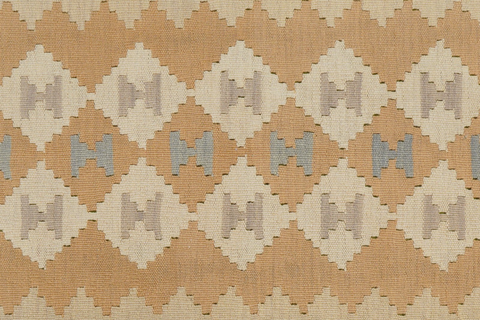 Kelim Gashgai — Handmade, 118x170 cm, Beige, 100% Virgin Wool | View 5