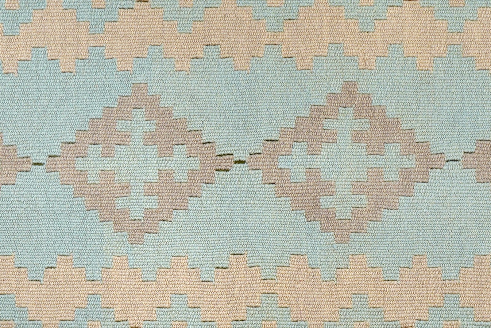 Kelim Gashgai — Handmade, 64x199 cm, Green, 100% Virgin Wool | View 5