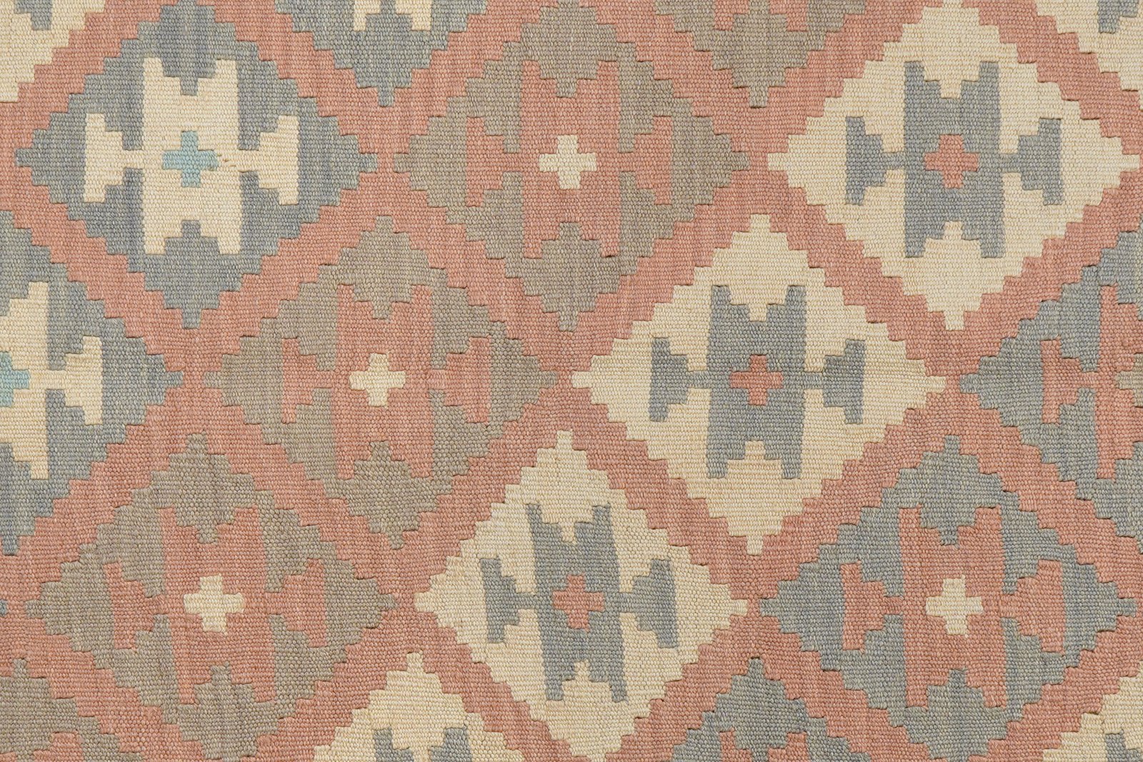 Kelim Gashgai — Handmade, 121x170 cm, Pink, 100% Virgin Wool | View 5
