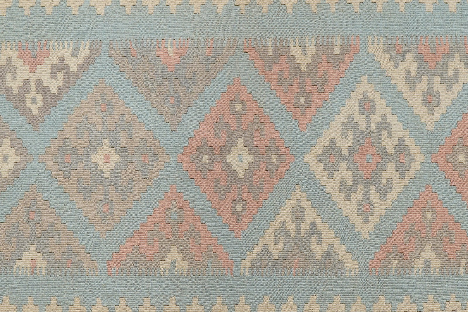 Kelim Gashgai — Handmade, 127x181 cm, Green, 100% Virgin Wool | View 5