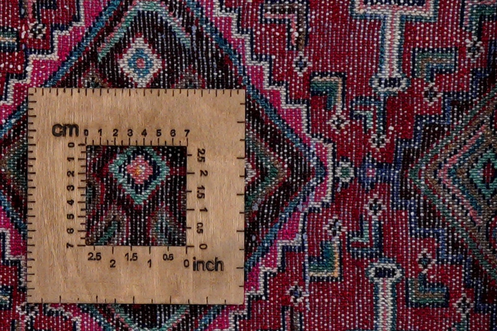 Zagheh — Handmade, 86x209 cm, Red, 100% Virgin Wool | View 8