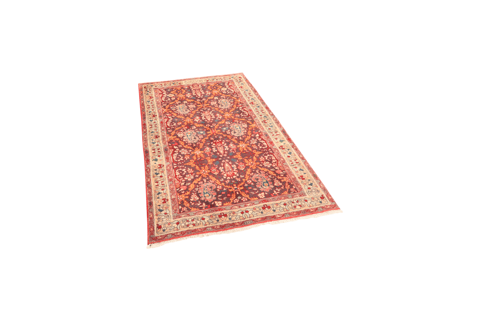 Zandjan — Hand-knotted, 100x155 cm, Brown, 100% Virgin Wool | View 5