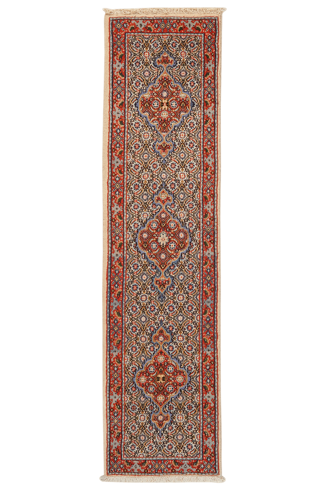 Moud Felder — Hand-knotted, 47x191 cm, Multicolor, 100% Virgin Wool | Main view