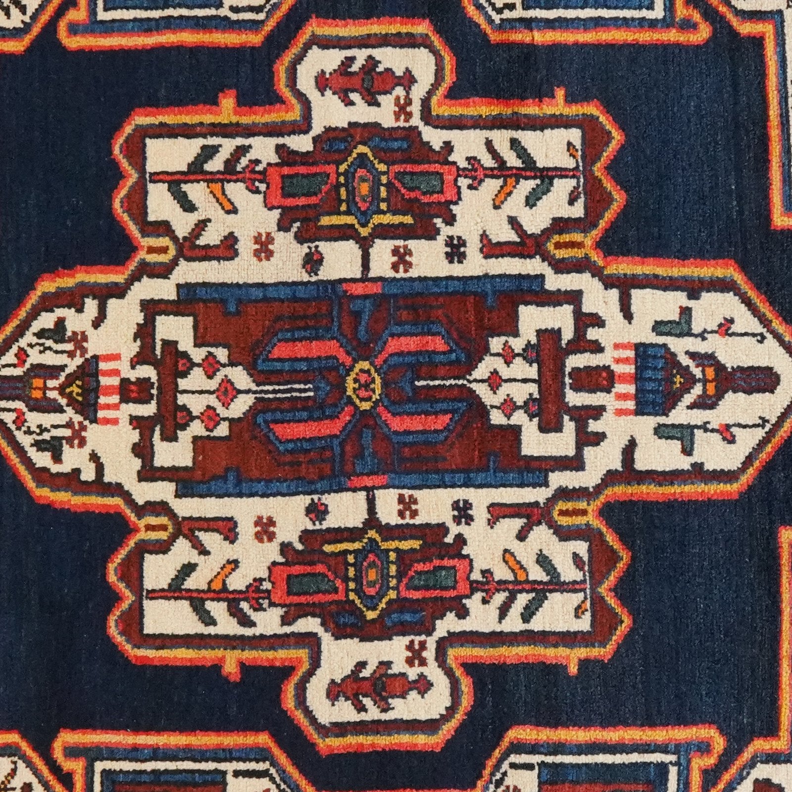 Aghbolagh — Hand-knotted, 131x206 cm, Blue, 100% Virgin Wool | View 4