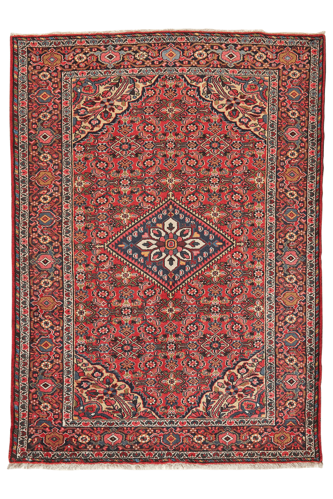 Koutabad — Hand-knotted, 151x215 cm, Red, 100% Virgin Wool | Main view