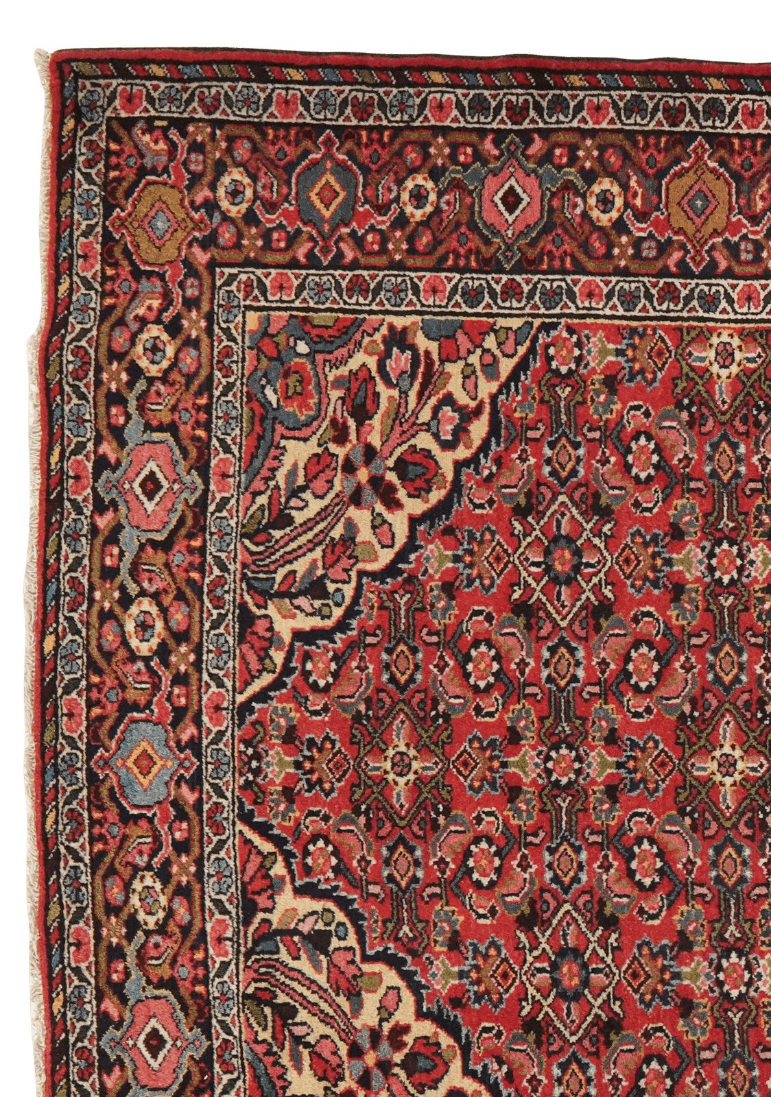 Koutabad — Hand-knotted, 151x215 cm, Red, 100% Virgin Wool | View 3