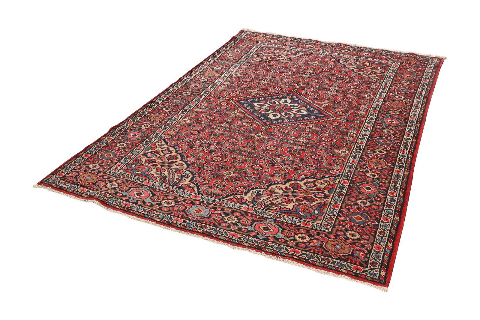 Koutabad — Hand-knotted, 151x215 cm, Red, 100% Virgin Wool | View 5