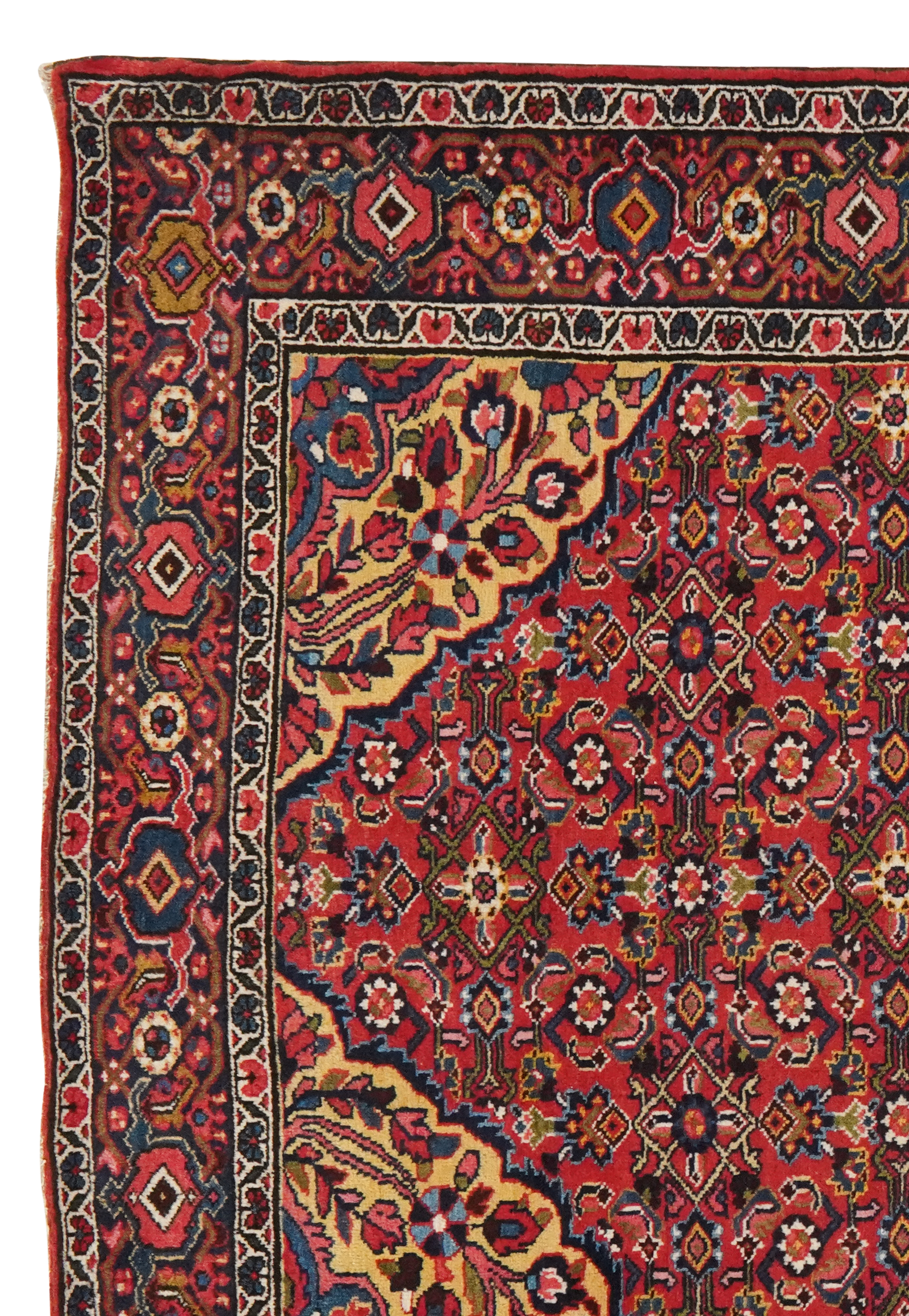 Koutabad — Handgefertigt, 212x150 cm, Blau, 100% Virgin Wool | View 4