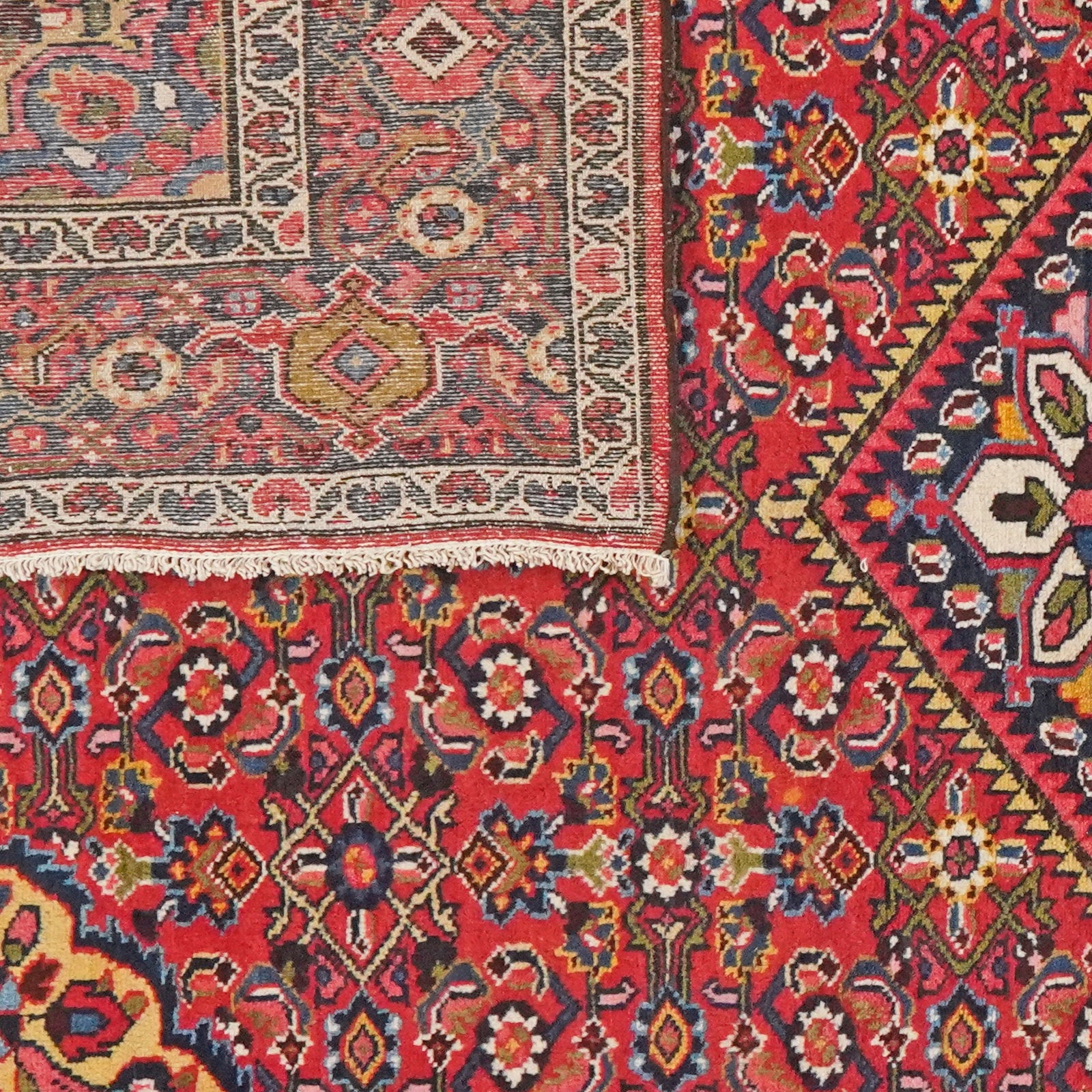 Koutabad — Handgefertigt, 212x150 cm, Blau, 100% Virgin Wool | View 7