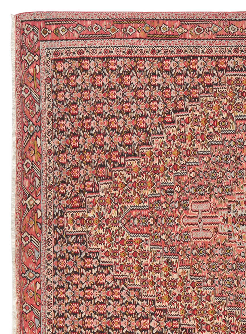 Kelim Senneh — Handmade, 242x340 cm, Multicolor, 100% Virgin Wool | View 3