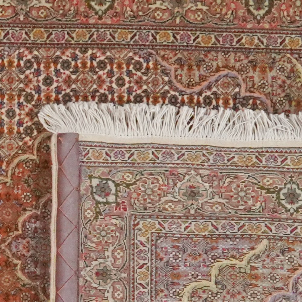 Tabriz 50 Raj — Hand-knotted, 86x294 cm, Brown, 100% Virgin Wool | View 6
