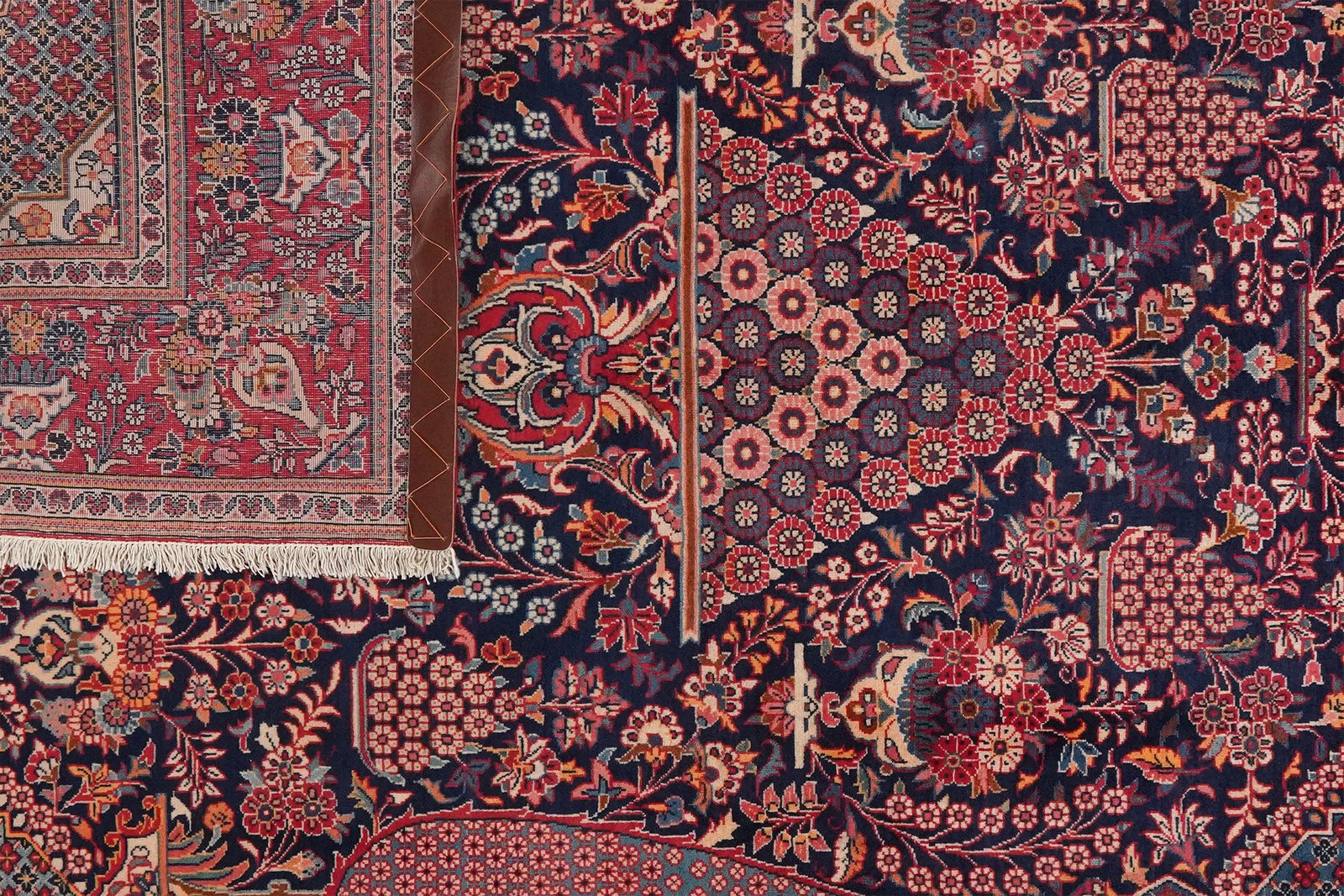 Kashan — Hand-knotted, 137x205 cm, Blue, 100% Virgin Wool | View 5