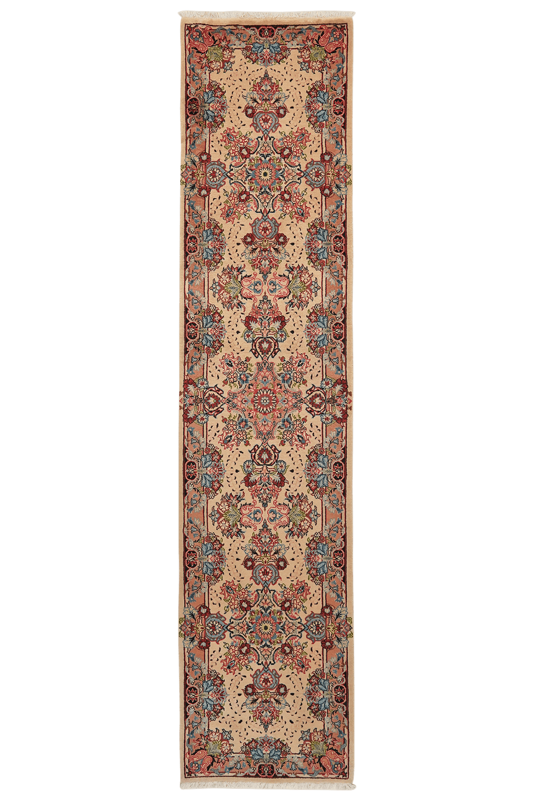Sarough — Hand-knotted, 70x300 cm, Beige, 100% Virgin Wool | Main view