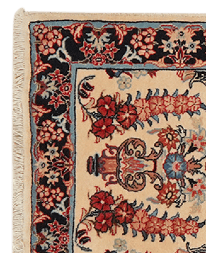 Sarough — Hand-knotted, 67x295 cm, Beige, 100% Virgin Wool | View 3