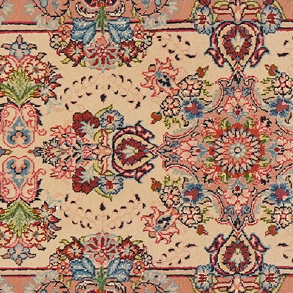 Sarough — Hand-knotted, 68x295 cm, Beige, 100% Virgin Wool | View 4