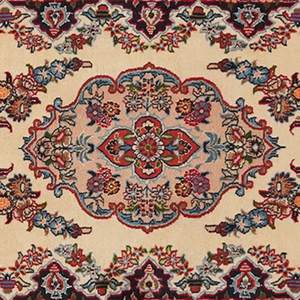 Sarough — Hand-knotted, 70x297 cm, Beige, 100% Virgin Wool | View 4