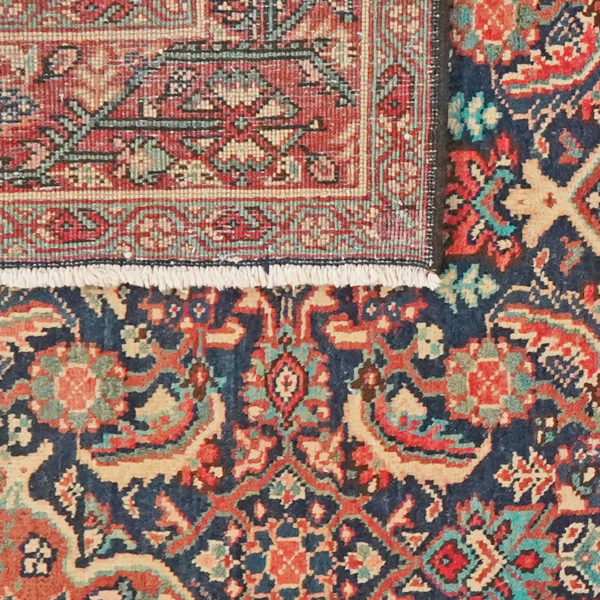 Meshkabad — Handgefertigt, 215x127 cm, Rot, 100% Virgin Wool | View 6
