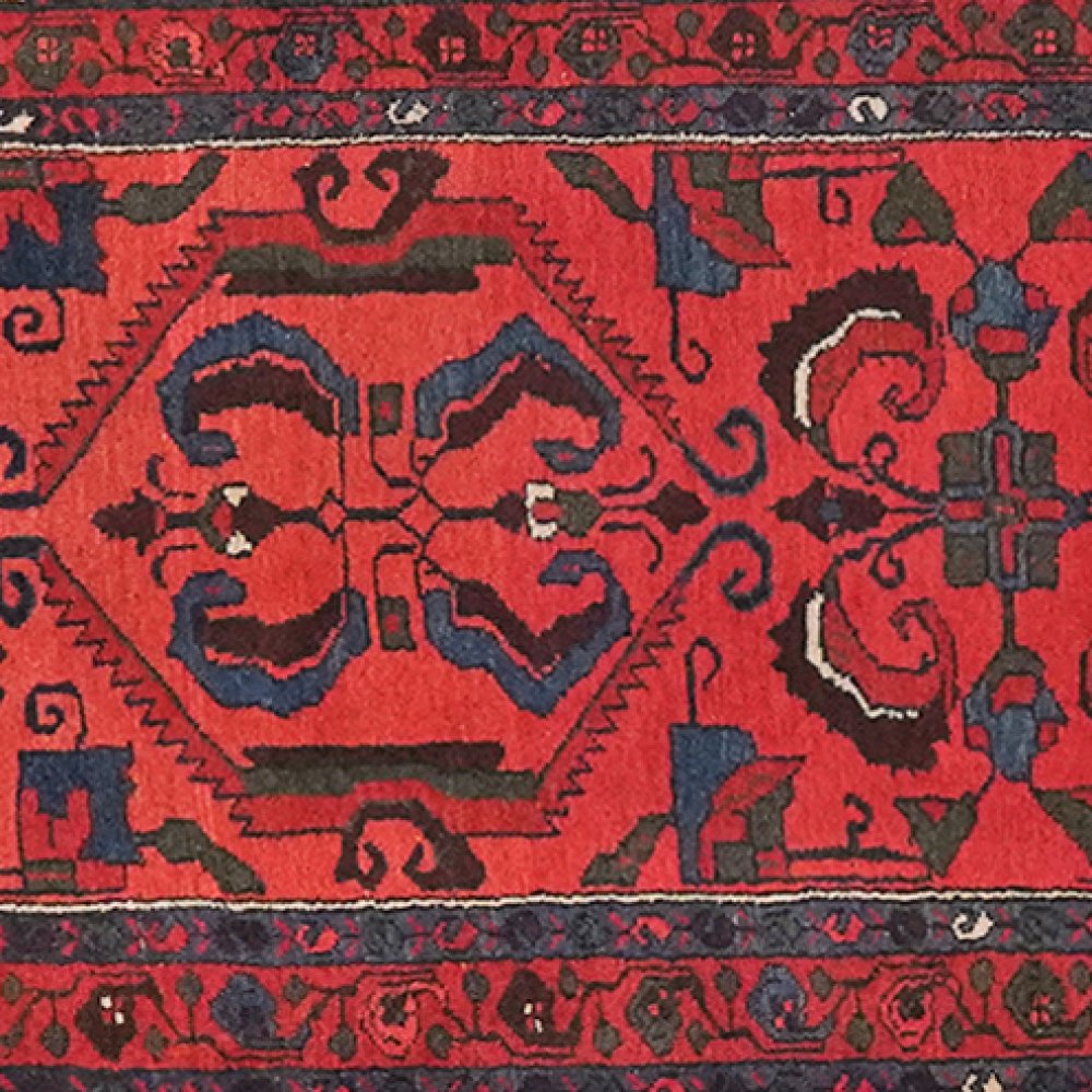 Mehreban — Hand-knotted, 89x479 cm, Red, 100% Virgin Wool | View 4