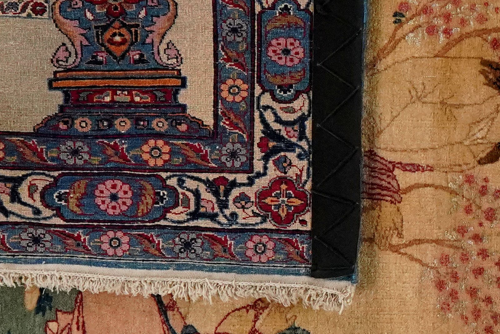 Semnan — Hand-knotted, 104x164 cm, Beige, 100% Virgin Wool | View 6