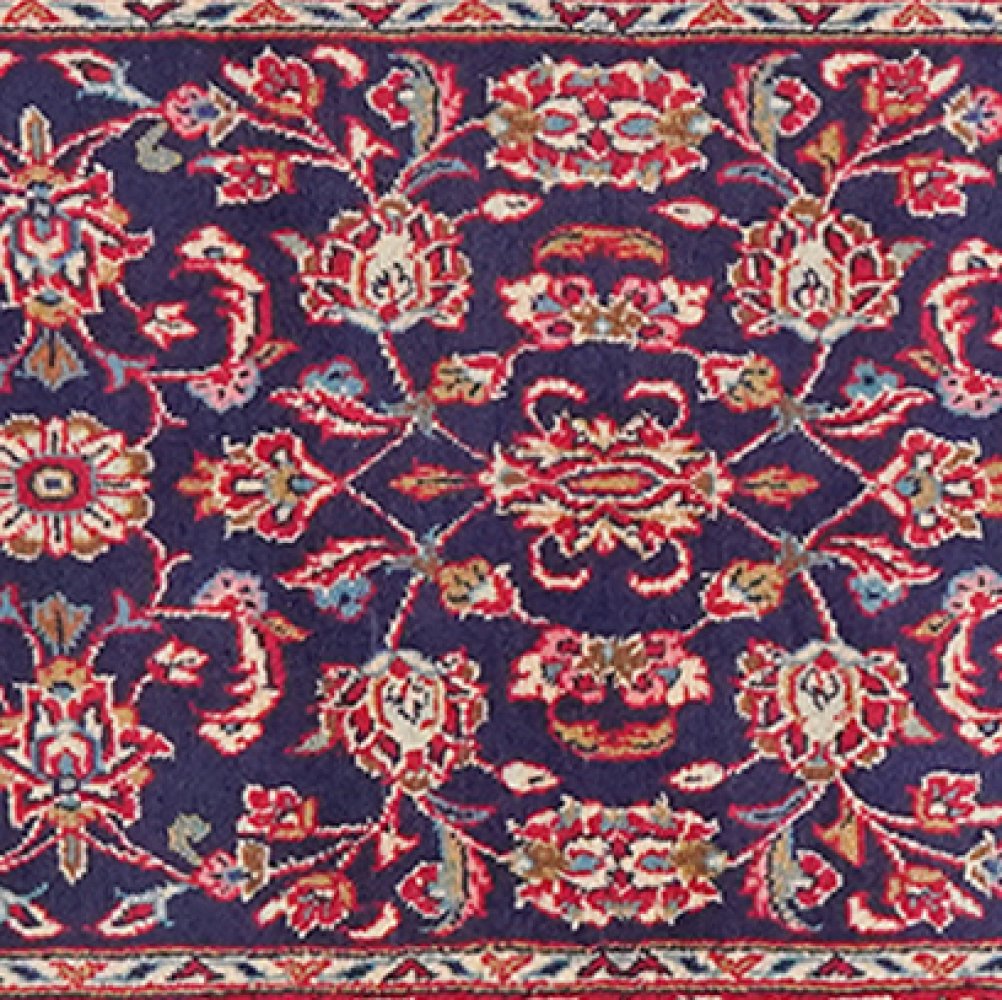 Ardakan — Hand-knotted, 70x303 cm, Blue, 100% Virgin Wool | View 4