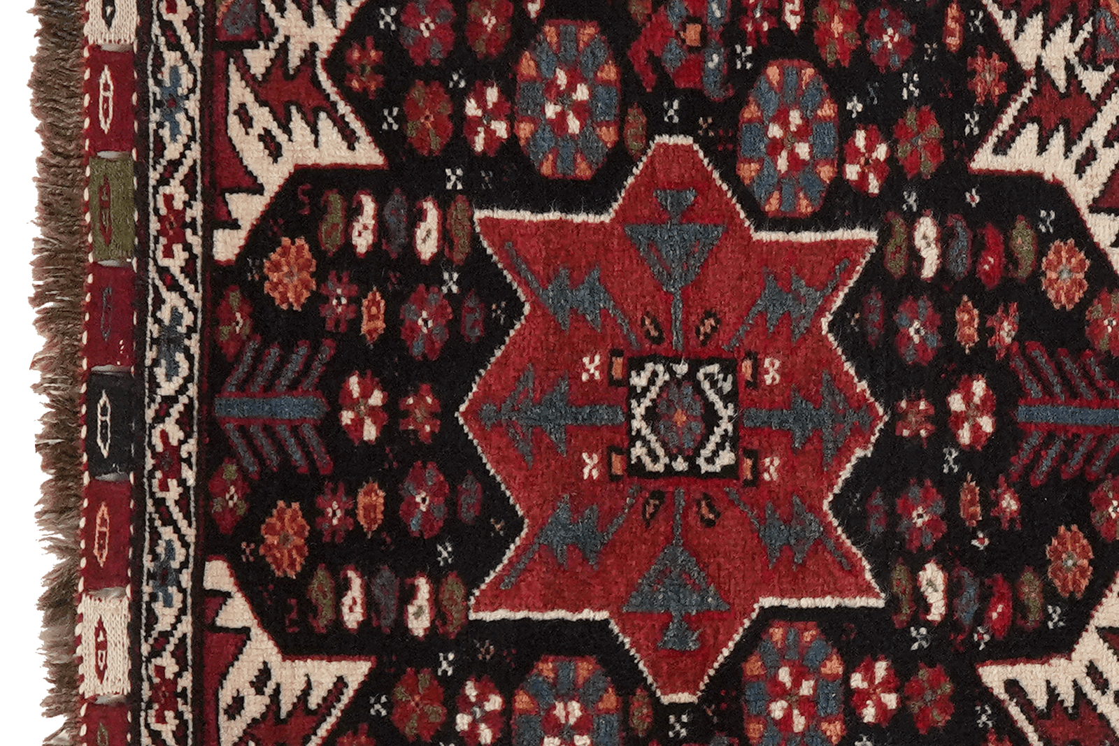 Zarand — Hand-knotted, 58x61 cm, Blue, 100% Virgin Wool | View 3