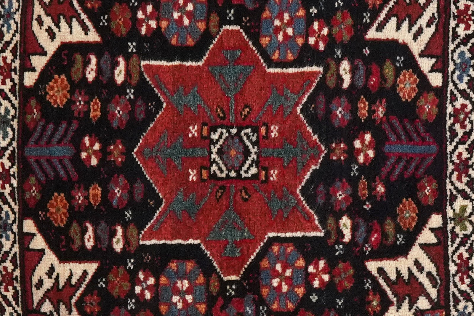 Zarand — Hand-knotted, 58x61 cm, Blue, 100% Virgin Wool | View 4