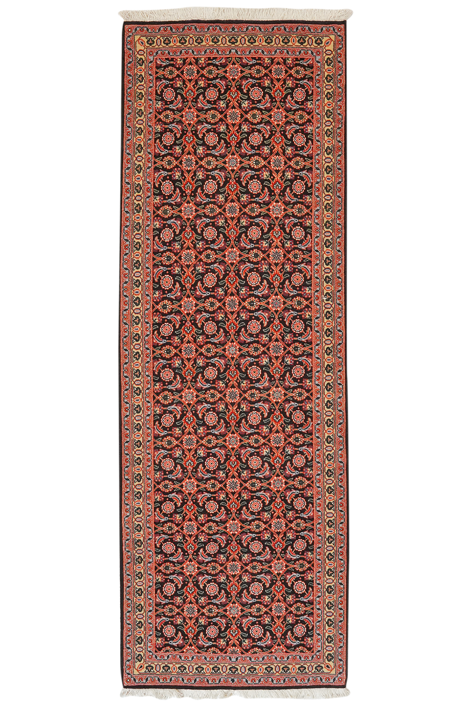 Tabriz 50 Raj — Handgefertigt, 198x66 cm, Beige, 100% Virgin Wool | Main view