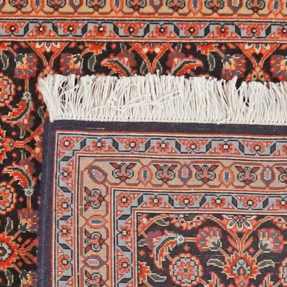 Tabriz 50 Raj — Hand-knotted, 70x196 cm, Orange, 100% Virgin Wool | View 6