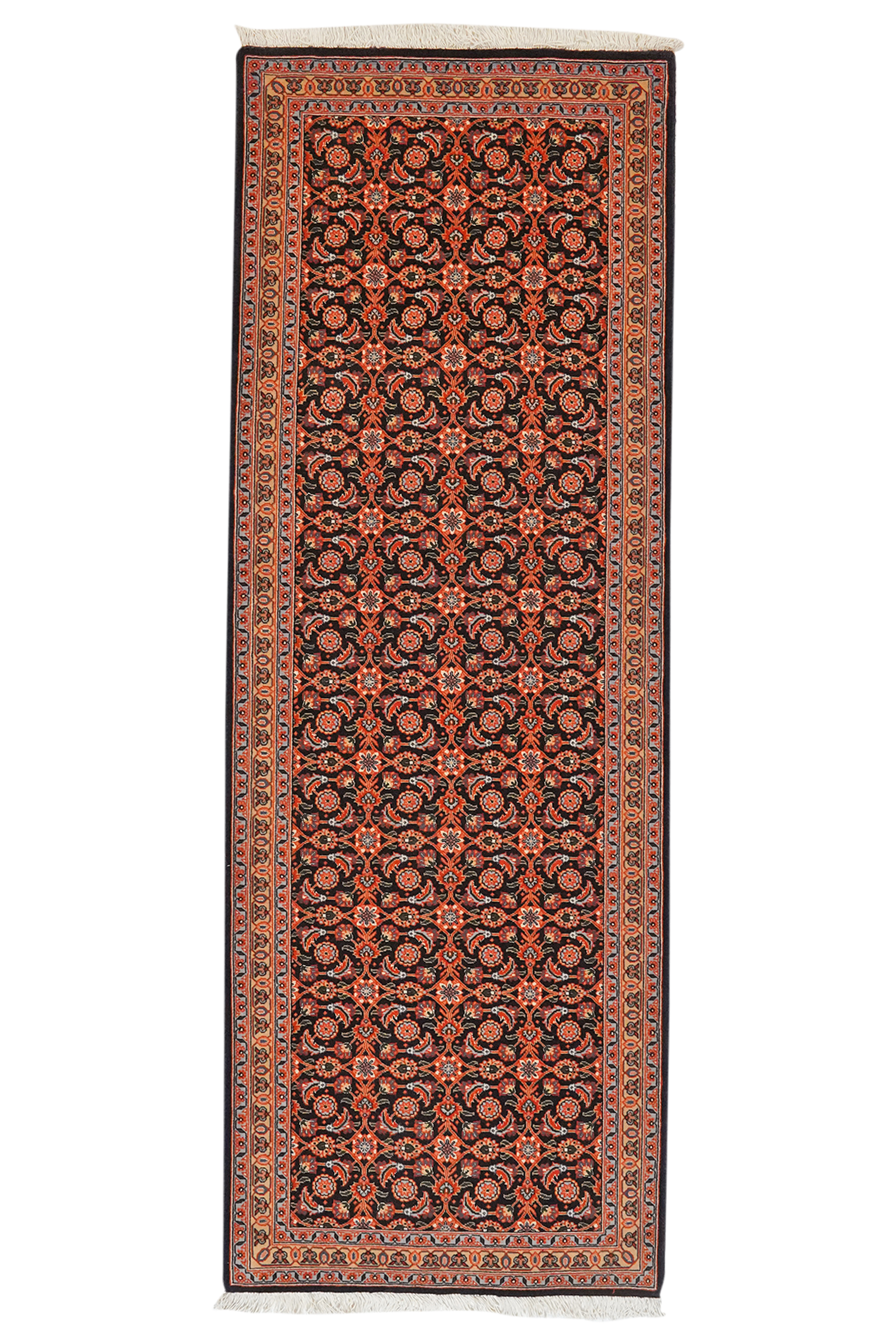 Tabriz 50 Raj — Handgefertigt, 195x69 cm, Beige, 100% Virgin Wool | Main view