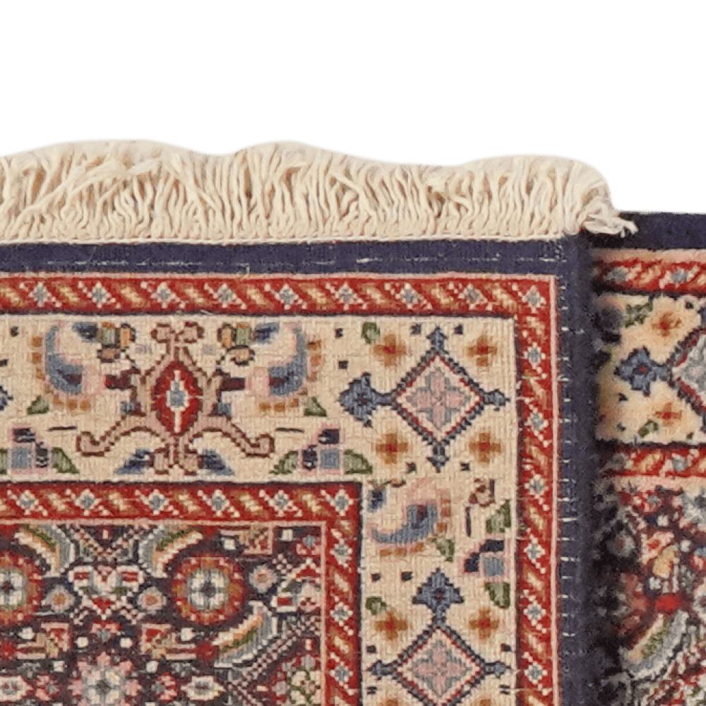 Moud Mahi — Hand-knotted, 49x195 cm, Blue, 100% Virgin Wool | View 6