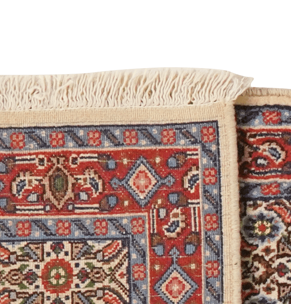 Moud Mahi — Hand-knotted, 49x200 cm, Beige, 100% Virgin Wool | View 6
