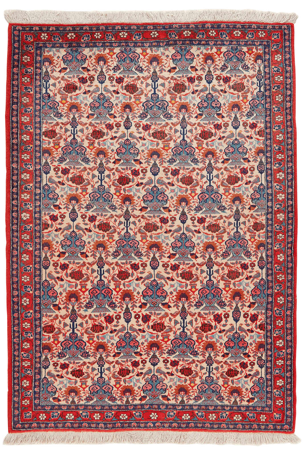 Veramin — Hand-knotted, 110x159 cm, Beige, 100% Virgin Wool | Main view