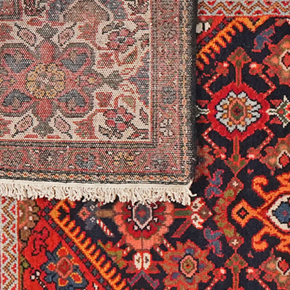 Farahan — Hand-knotted, 159x264 cm, Blue, 100% Virgin Wool | View 6