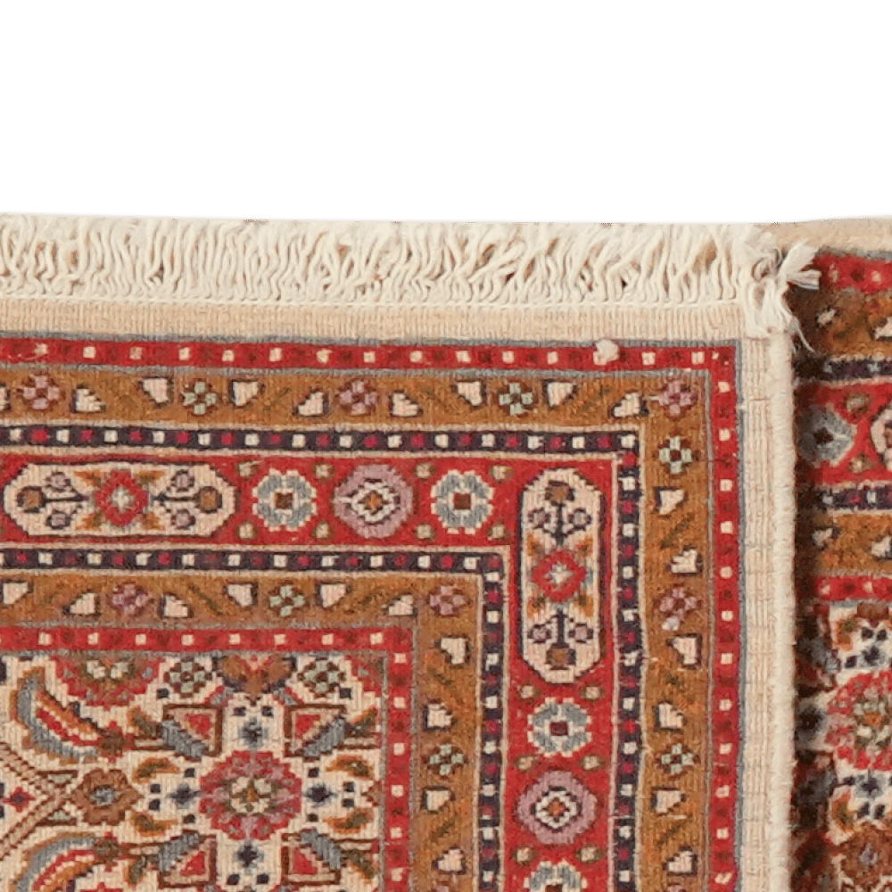 Moud Mahi — Hand-knotted, 49x195 cm, Beige, 100% Virgin Wool | View 6