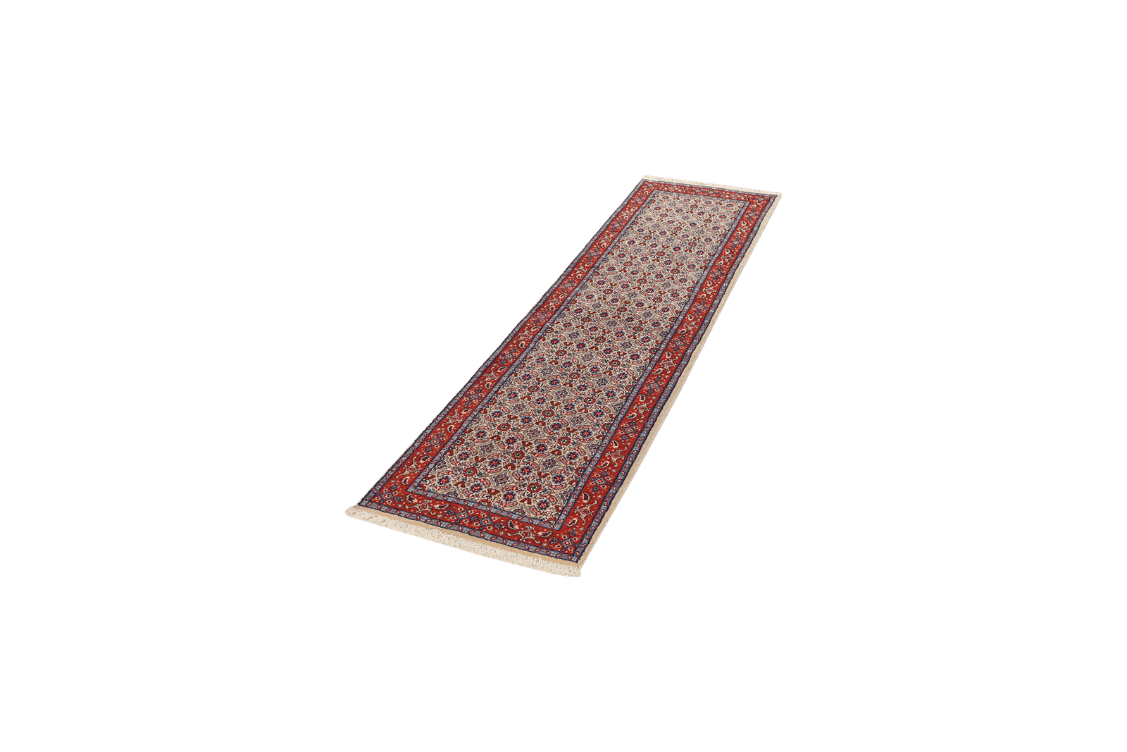 Moud Mahi — Hand-knotted, 48x195 cm, Beige, 100% Virgin Wool | View 5