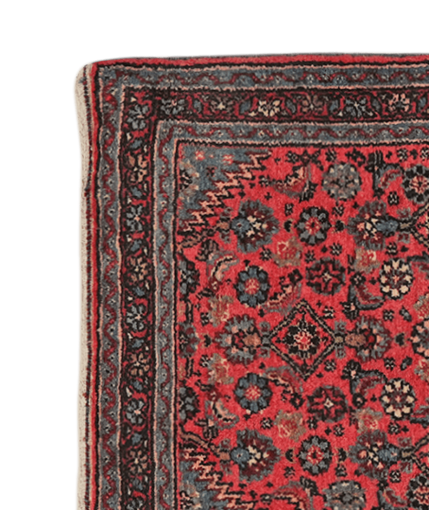Mehreban — Hand-knotted, 62x74 cm, Red, 100% Virgin Wool | View 3