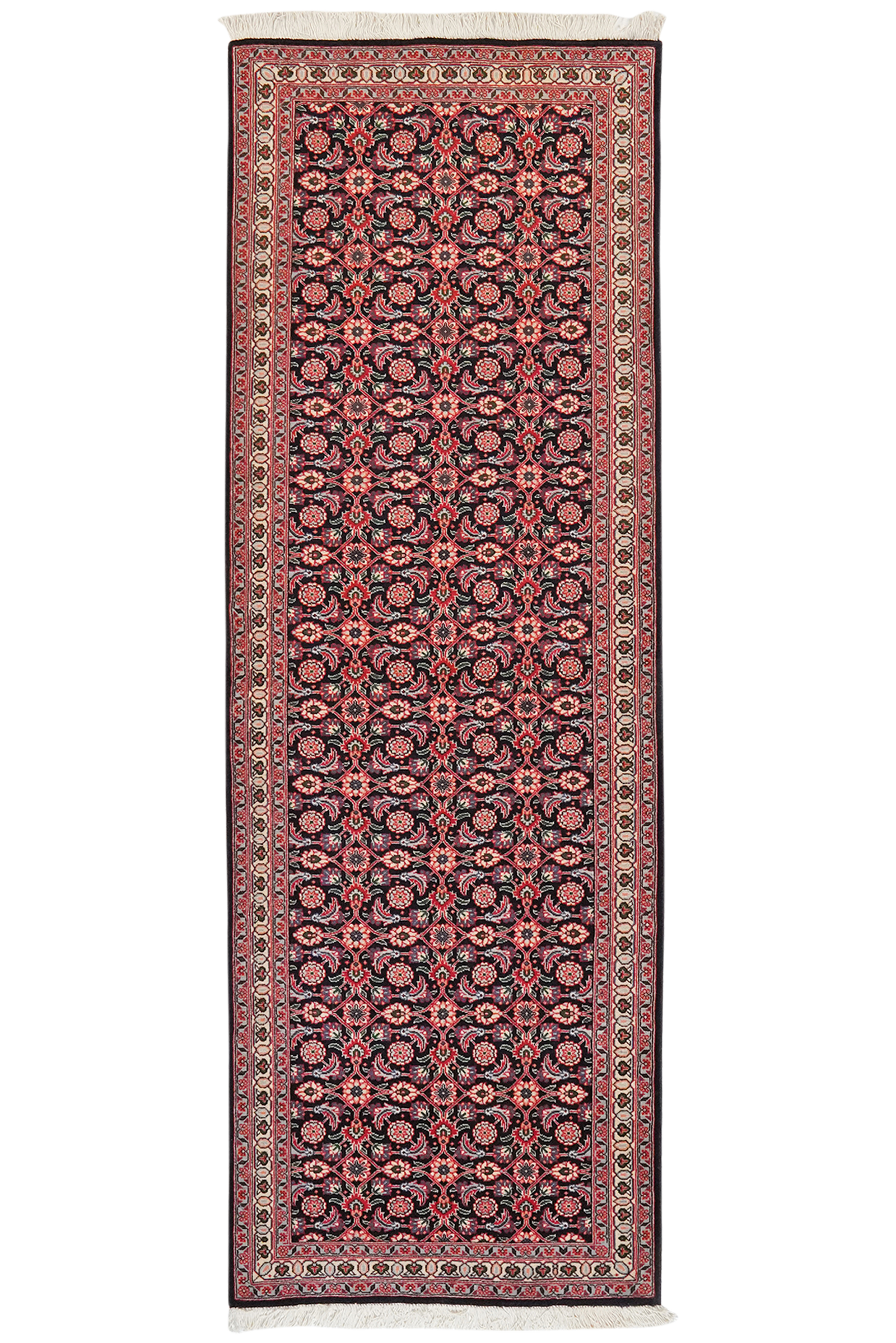 Tabriz 50 Raj — Handgefertigt, 195x65 cm, Beige, 100% Virgin Wool | Main view