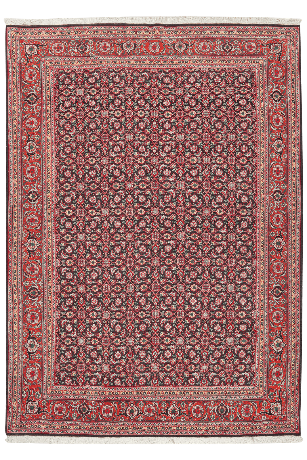 Tabriz 50 Raj — Hand-knotted, 147x207 cm, Blue, 100% Virgin Wool | Main view