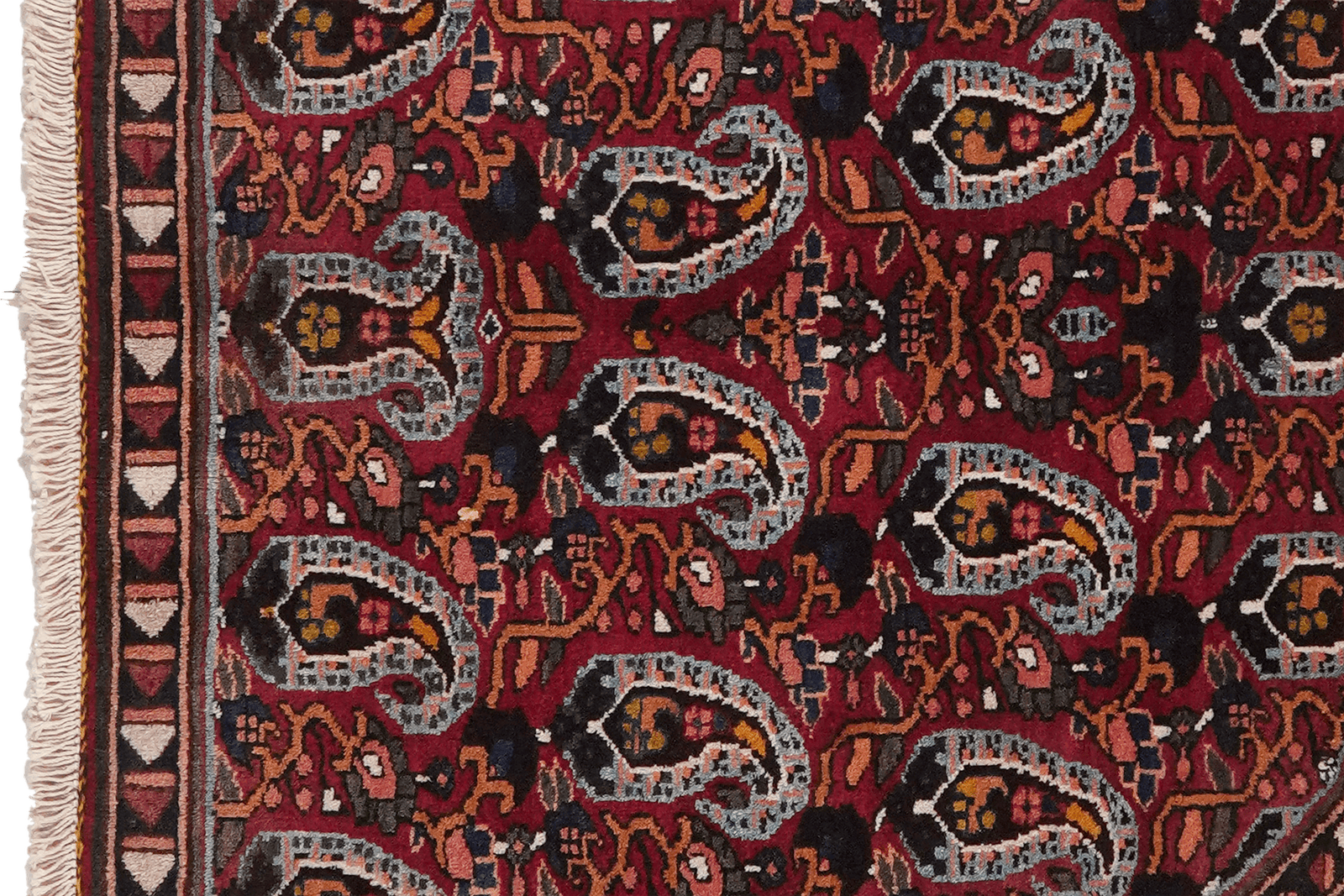 Toudeshk — Hand-knotted, 75x93 cm, Red, 100% Virgin Wool | View 3