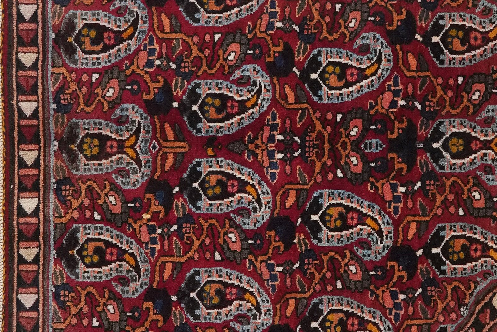 Toudeshk — Hand-knotted, 75x93 cm, Red, 100% Virgin Wool | View 4