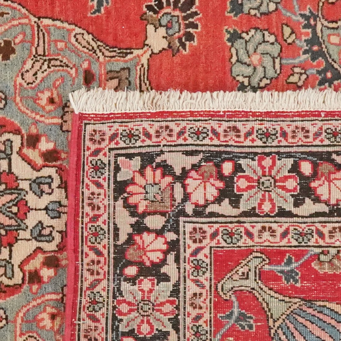 Semnan — Hand-knotted, 100x150 cm, Red, 100% Virgin Wool | View 6